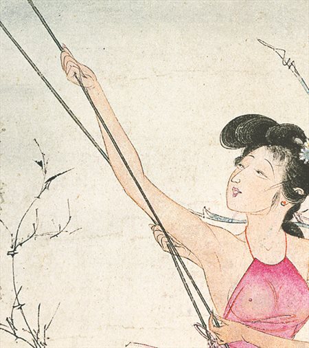 岳阳-胡也佛的仕女画和最知名的金瓶梅秘戏图